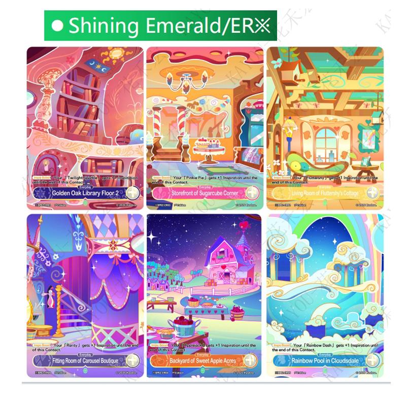 [NEW]KAYOU Genuine My Little Pony Cards English Version Rainbow Moon Edition Friendship Eternal Collectible Cards Kid Toy Gifts