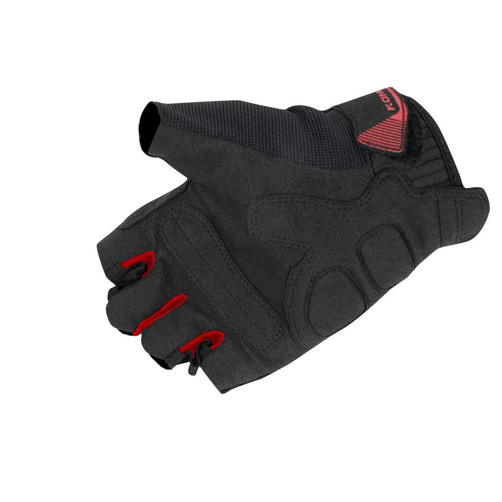 Мотоциклетные перчатки Защитные сетчатые перчатки без пальцев L 12976 Защитный сетчатый материал для и Осень [Komine] Черный/Красный GK-242 Весна, Лето,