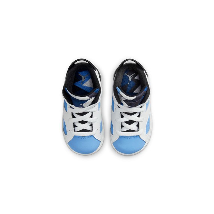 Air Jordan 6 Retro TD UNC Home Детские кроссовки Синий Университет-Синий Белый DV3606-410