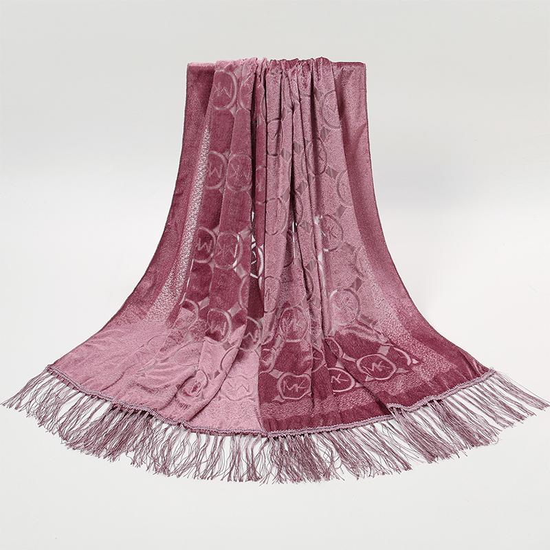 NEW Fashion Women Cut Flowers Hollow Lace Gradient Flower Silk Scarf Spring Shawls and Wraps Towel Femme Beach Sjaals