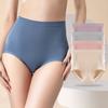 Women's High Waisted Underwear Tummy Control Full Coverage Compression Panties Female Seamless Stretchy Briefs
