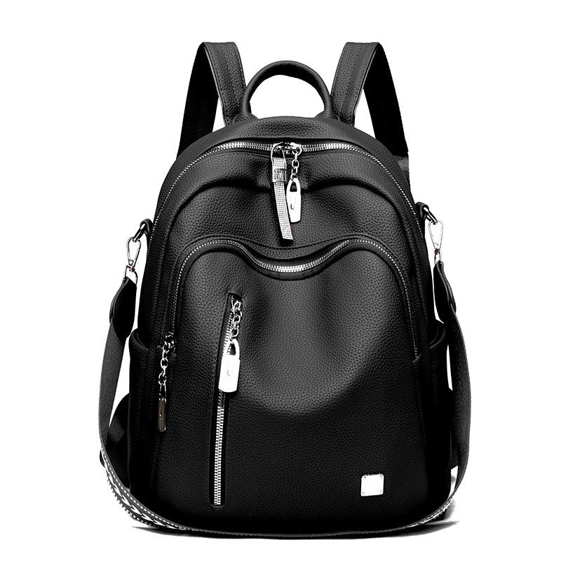 Рюкзак для женщин, новая модная сумка через плечо для путешествий большой емкости, универсальный женский рюкзак, простая школьная сумка для студентов