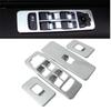 4Pcs Chrome Car Interior Door Window Switch Lift Button Cover Trim For Land Rover Discovery Sport 2015 2016 2017