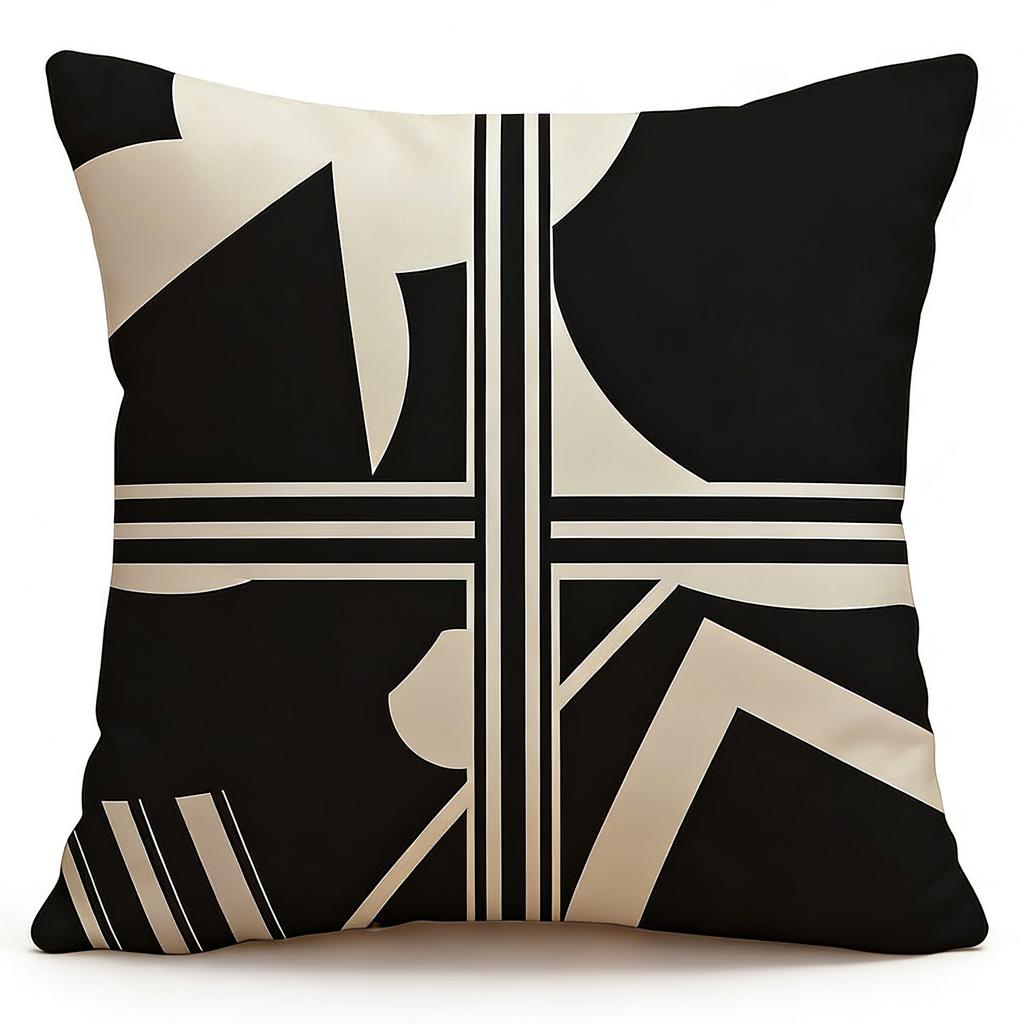 Домашний декор Геометрические и растительные наволочки с узором Наволочка с узором Подходит для дивана Спальни Автомобиля Наволочка