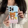 Тонкий противоударный чехол Rilakkuma для iPhone 14/13/Promax