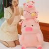 Очаровательный плюшевый рюкзак в виде свинки Лулу, милая кукла-мягкая игрушка, сладкая подушка для обнимания, подарок
