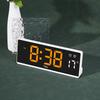 LED Digital Alarm Clock Wall Clock with Timer Date Temperature Display Bed side Clock for Student,Office,Travel Use