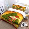 Christmas Dog with Tree Design Bedding Duvet Cover Set Duvet Cover Pillowcases  (1*Duvet Cover 2*Pillowcases, without duvet insert)
