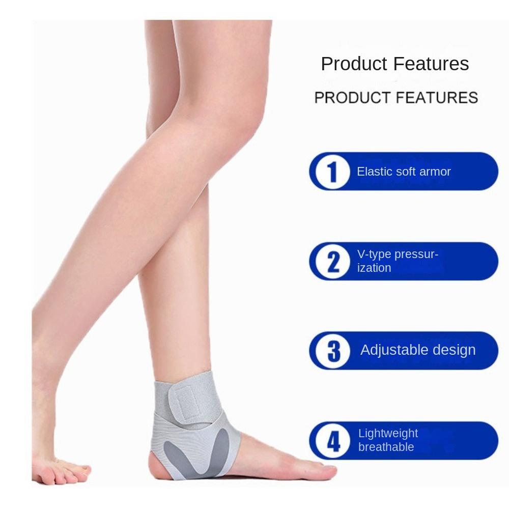 Elastic Ankle Support Brace Adjustable Sports Ankle Protector Compression Ankle Strap Foot Sprain