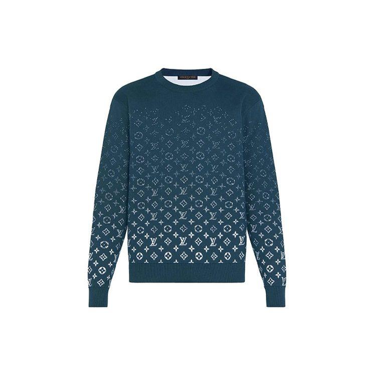 LOUIS VUITTON Lvse Monogram Degrade Crewneck 1A9GIM