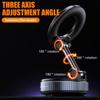 Phone Holder Bracket Stand Rack 360 Degree Rotation Powerful Magnets for Car Mount Strong Grip Vacuum Suction Attachment