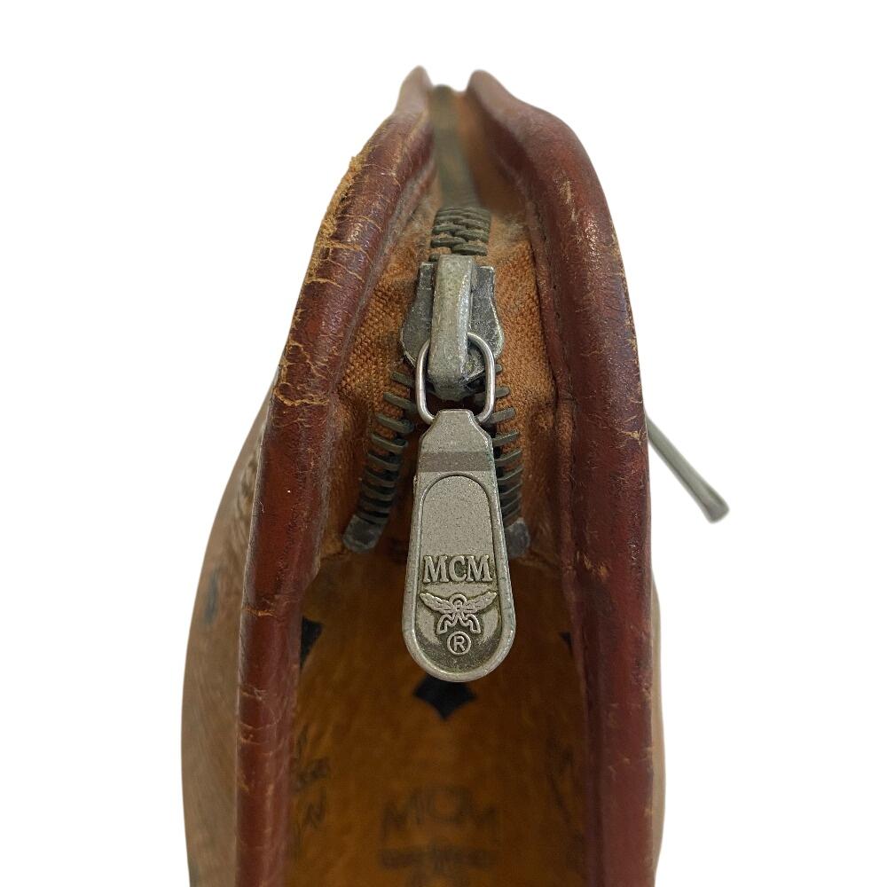 MCM Клатч кошелек кожаная деловая сумка бежевая кожа мужская Б/У