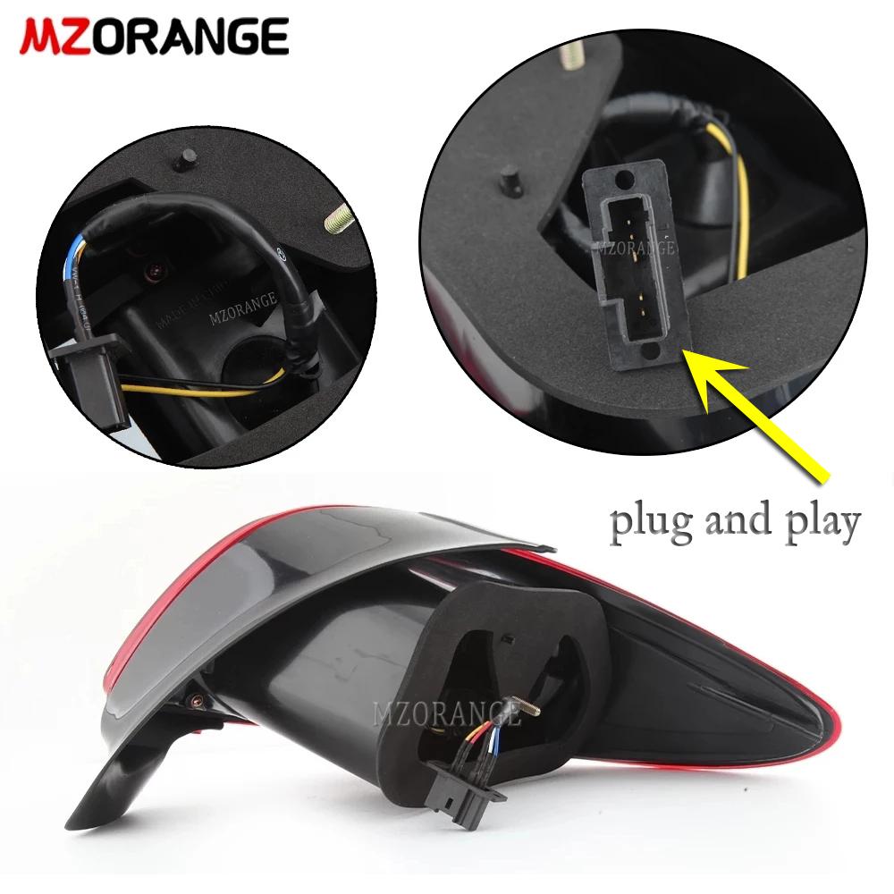 Светодиодный задний фонарь для Peugeot 206 206CC 2004 2005 2006 2007 2008 Задний указатель поворота Задний тормоз Стоп-сигнал Противотуманная фара Красный