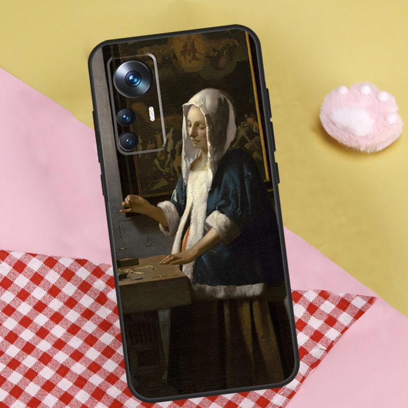 Johannes Vermeer Case For Xiaomi 13T 12T 11T Pro 13 Ultra 12 Lite 12X POCO F5 X5 X3 Pro X4 F4 GT M5 M5s F3