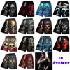 Skeleton Horror Skull Ghost Devil Demon Boxing Shorts Pants 3D Print Training Unisex Men Women Quick Dry Fitness Gym Sport Workout Casual Streetwear