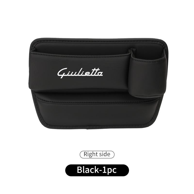 Car Seat Gap Storage Box Car Central Console Side Organizer Boxs For Alfa Romeo 159 Giulietta 156 147 Giulia Mito GT Stelvio