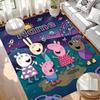 Custom Name Personalized Peppa Pig Print Carpet, Versatile Home Decor Rug, for Playroom, Apartment, Balcony, Entryway, Hallway Gift
