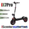 iScooter IX7Pro All Terrain E-Scooter for Adults 2000W, 48V17.5Ah, Full Suspension, APP Control, 10" Off-Road E-Scooter with Ambient Light