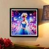 5D DIY Diamond Painting Decorative Elsa and Butterfly Full Round Drill Scenery Diamond Embroidery Cross Stitch Kits Home Decor Gift