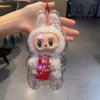 Для 10-17 см плюшевой куклы Labubu Поколение 1-4 Прозрачный защитный чехол Защитная крышка Пылезащитная крышка Для аксессуаров LABUBU
