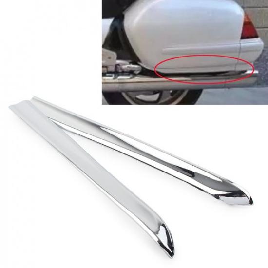 For Honda GOLDWING GL1800 2001-2011 Chrome Left Right Saddlebag Moulding Trim