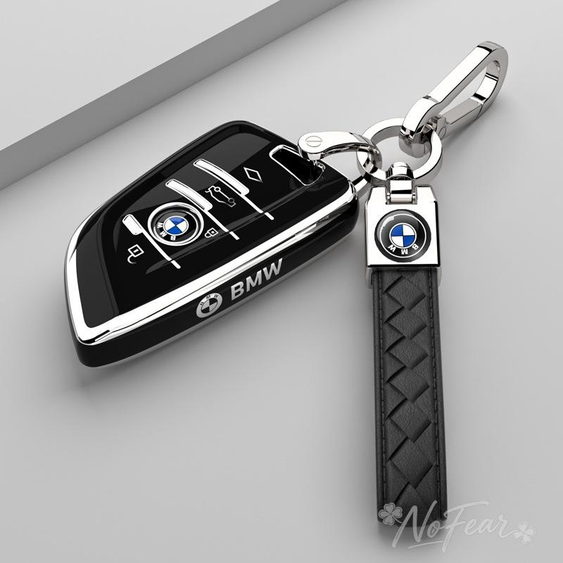 IQJD2 Car Smart Remote Key Case Cover For BMW 530i 550i 320i 1 2 3 4 5 Series 118i 225i M240i F20 F21 F30 F31 F25 F01 F0 Car stickers