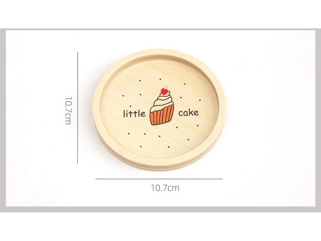 Kids' Coffee & Cookie Playset: Wooden Educational Toy for Parent-Child Interaction with Simulation Milk, Biscuits & Donuts