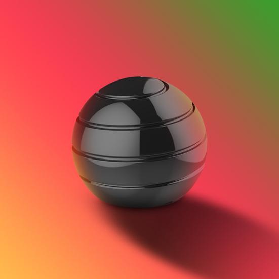 Yousheng Металлическая кинетическая настольная игрушка для детей и взрослых, оптическая иллюзия всего тела, спиннер-игрушка, настольный гироскоп-шарик для снятия стресса