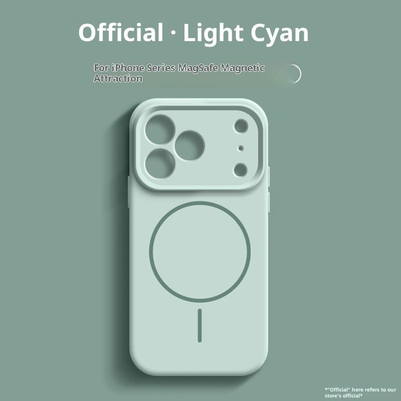 Для Magsafe Магнитный Чехол для Телефона Для iPhone 17 16 15 14 13 Pro Max 17Pro 16Pro Air Жидкий Силикон Беспроводная Зарядка Чехол