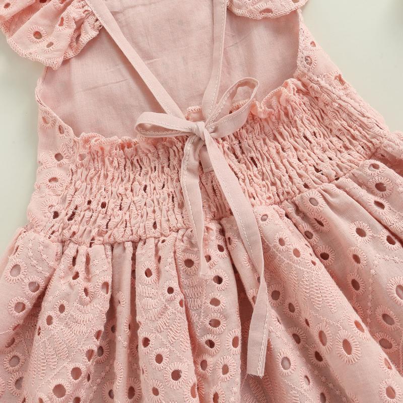 Платье для маленьких девочек, 12 месяцев, 18 месяцев, 2 года, 3 года, 4 года, 5 лет, льняное кружевное платье в стиле бохо, сарафан, летняя одежда для девочек, наряды