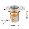 Hair Strainer ABS Floor Drain Odor Stopper with Odour-Inhibiting Deodorant Floor Drain Core for Sinks Bathtub Sink Drains Filter