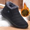 Cotton Shoes for Men and Women In Winter with Added Fleece and Thick Cotton Boots Polyurethane Warm and Casual Lightweight Snow Boots In Winter