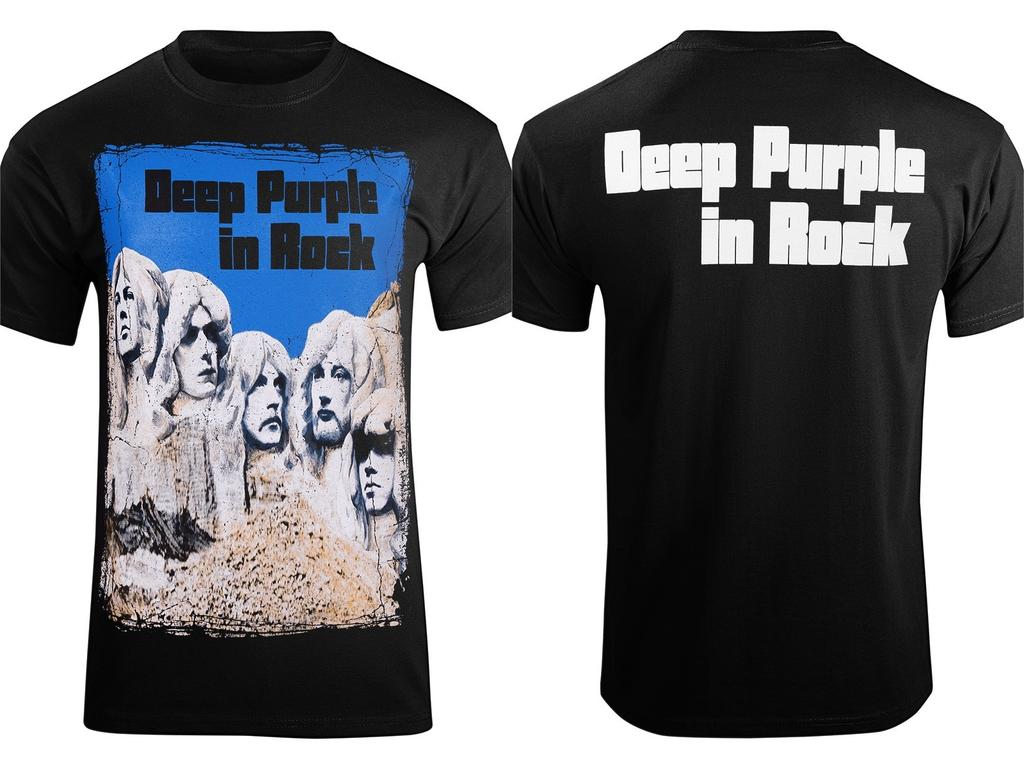 DEEP PURPLE IN ROCK Band T-Shirt Men's and Women's Short Sleeve Retro Hip Hop Y2k Tops Trend Brand T-shirt Summer Men Streetwear