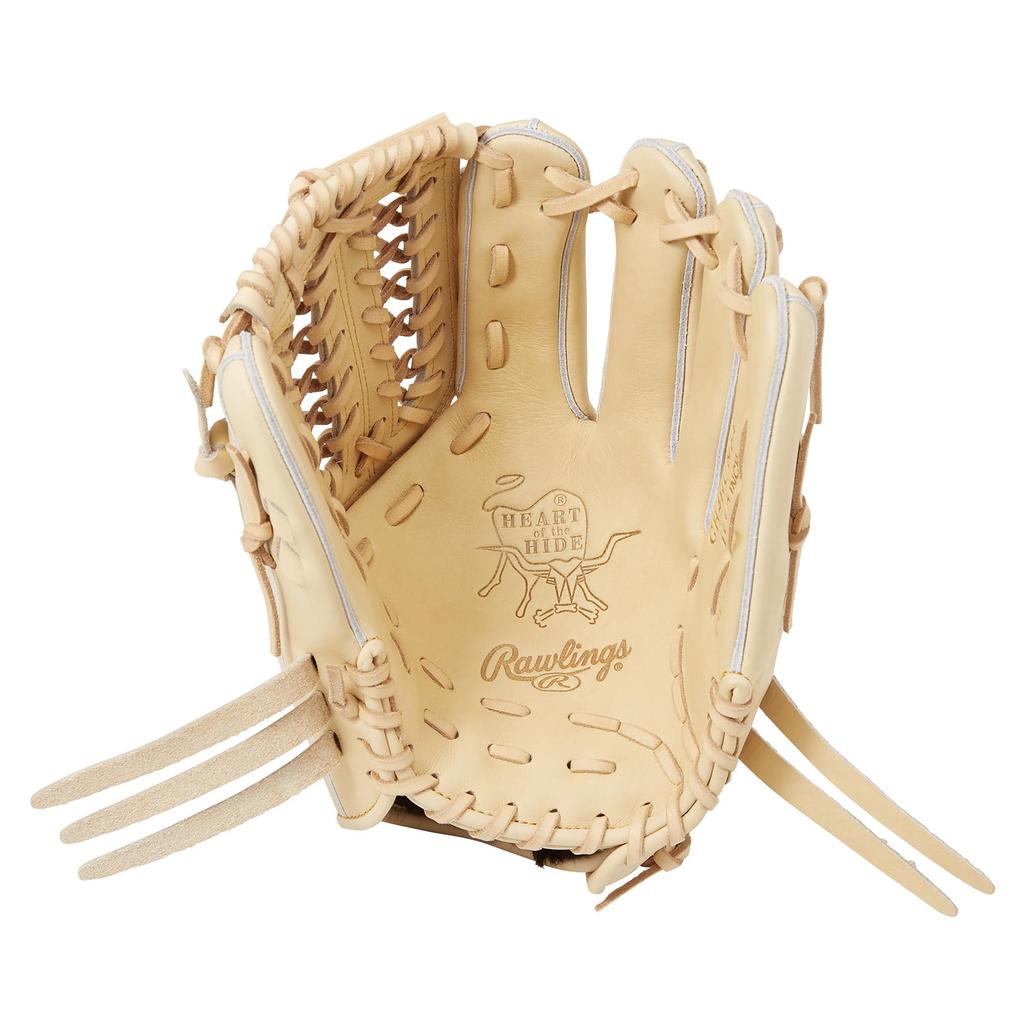 Rawlings Baseball Hardball High School Baseball Youth HOH UTILITY Size worn on right Glove, Entry-Level Model, Glove, GH4HUN64, Camel, 11.5cm