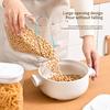 Банки для хранения продуктов, Контейнеры для хранения хлопьев, Многофункциональная банка для хранения с герметичными крышками, для кухонного органайзера