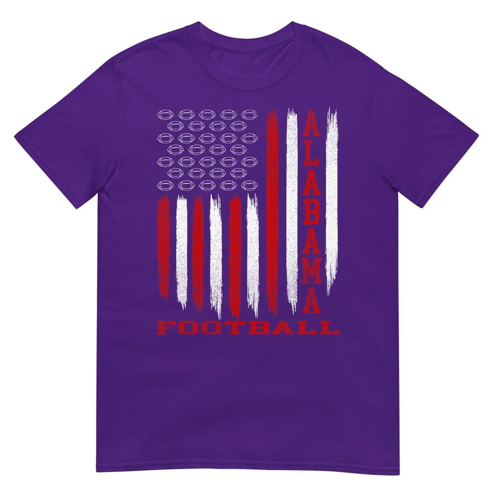 Patriotic Usa Flag Alabama Football Season Party Tshirt