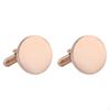 2Pcs Cuff Links for Men, Round Buttons Dress Shirt And Business Events