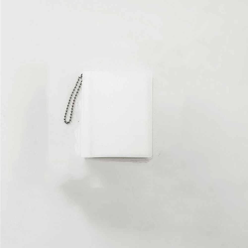 Photo Collection Card Holder Mini Photo Organizer Key Chain Album Key Ring Bag Pendant Photo Album