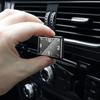 Plated Metal Car Dashboard Clock Square Luminous Hands Watch Auto Gauge Clock  Auto Accessories