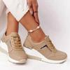 Sneakers Women 2024 Lace-Up Wedge Sport Shoes for Women Vulcanized Casual Platform Ladies Sneaker Tennis Female Zapatos De Mujer