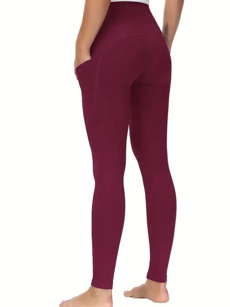 Брюки для йоги с высокой талией и контролем живота - Женские трансграничные леггинсы для бега