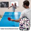 Pickleball Paddle Bag with Buckle Smooth Zipper Large Capacity Portable Multifunctional Storage Bag Neoprene Material Table Tennis Bat