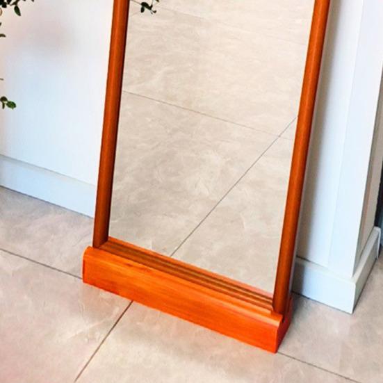 Full Length Mirror Base Sturdy Construction High Stability Universal Anti-Slip Floor Standing Mirror Stand