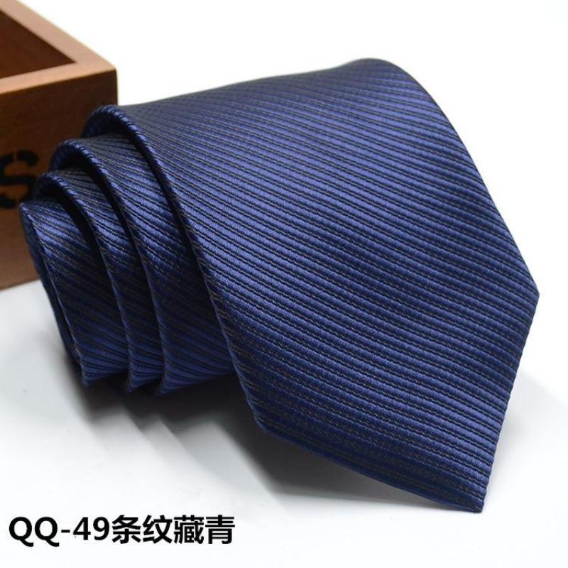 Мужское Платье Деловой Повседневный Профессиональный Жених Свадьба Лучший Муж С Полосатым Жаккардом Изысканный Джентльмен Мужской Премиальный Галстук