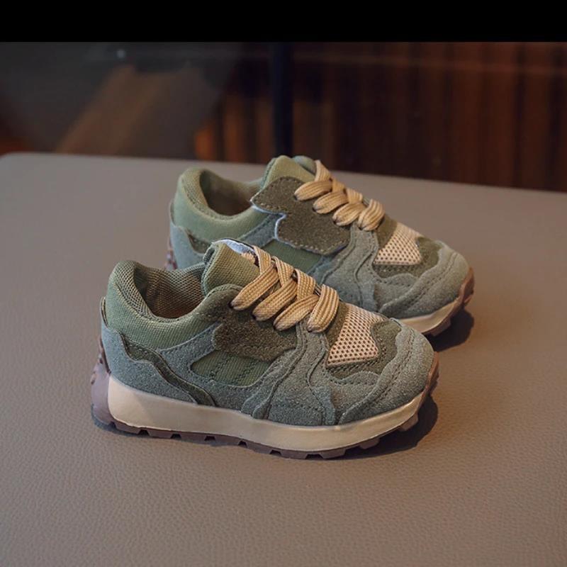 Spring and Autumn Children's Sports Shoes Kid Casual Shoe Soft Soled Girl Sports Shoe Boy Running Shoe