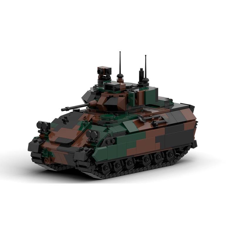 Танки M2 M3 Bradley Вторая мировая война Военные модели Бронированная машина Строительные блоки Abrams DIY Кирпичи Образовательные игрушки для детей Подарок