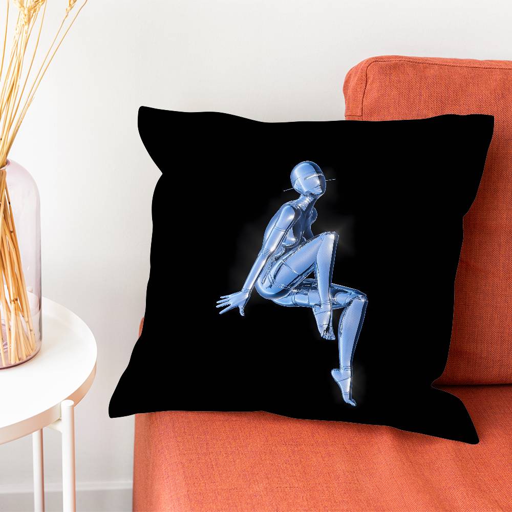 SSorayamas Art HHajime Pillow Case Plush Fabric Soft Pillowcase Double Sided Print Cushion Cover Household Gifts