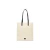 MLB New York Yankees Brand Logo Open Closure Cotton Canvas Tote Shopping Bag Handbag Shoulder Bag Unisex Tote Bags Beige 3AORM022N-50CRS