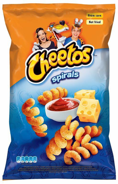 Cheetos Spirals Cheese and Ketchup Flavored Corn Chips 130 g