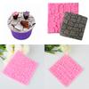 Chocolate Baking Bakeware Kitchen Sugar Craft Rock Stone Fondant 3D Castle Farm Wall Silicone Mould